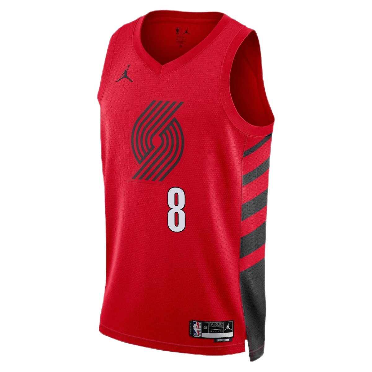 Deni Avdija 8 Portland Trail Blazers Red Statement Jersey - Elite Zone Sports