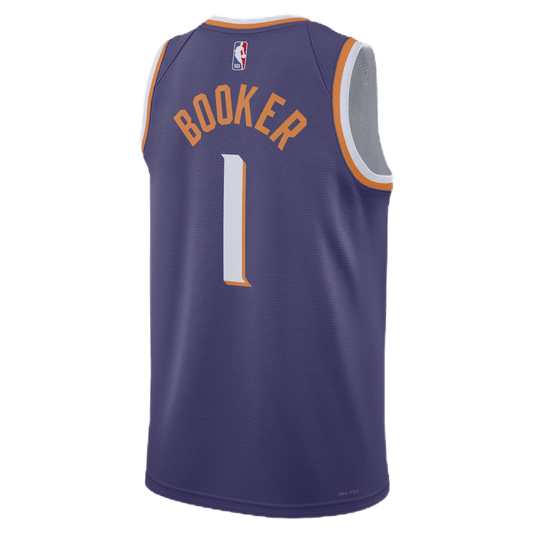 Devin Booker 1 Phoenix Suns Purple Icon Jersey - Elite Zone Sports