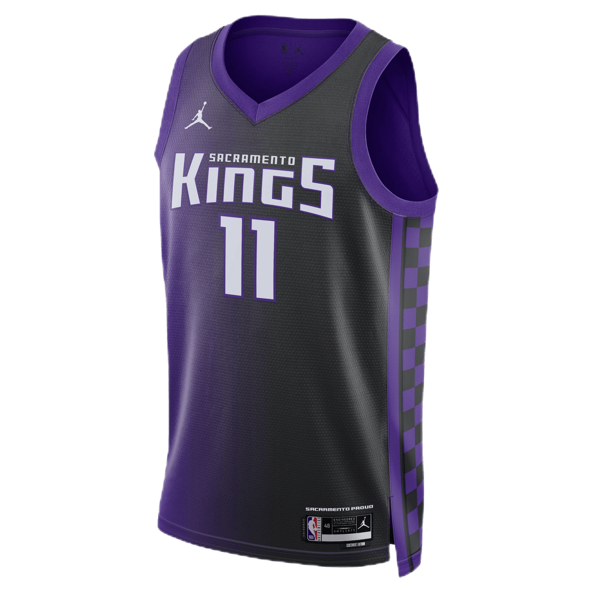 Domantas Sabonis 11 Sacramento Kings Purple Statement Jersey - Elite Zone Sports