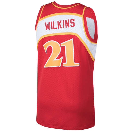 Dominique Wilkins 21 Atlanta Hawks 1986 - 87 Hardwood Classics Jersey - Elite Zone Sports