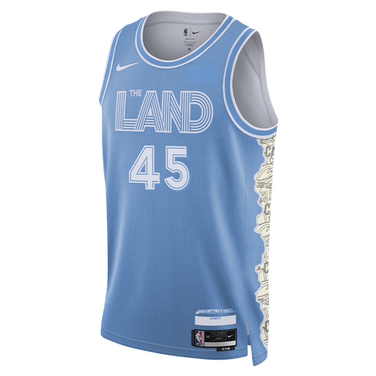 Donovan Mitchell 45 Cleveland Cavaliers Blue City Edition Jersey - Elite Zone Sports