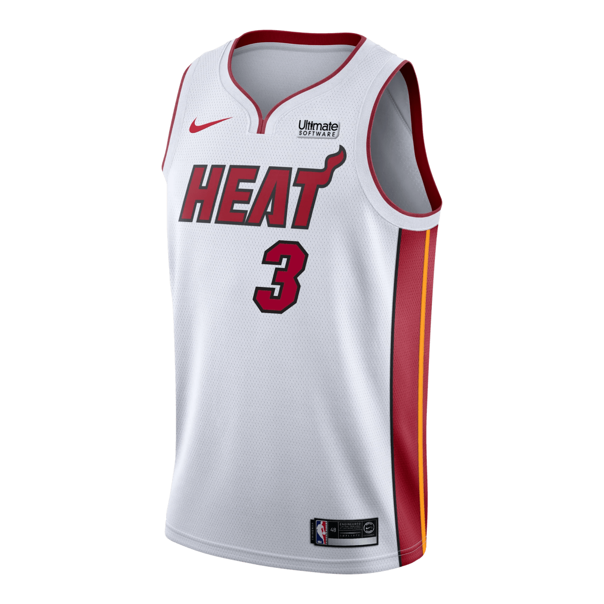 Dwyane Wade 3 Miami Heat White Association Jersey - Elite Zone Sports