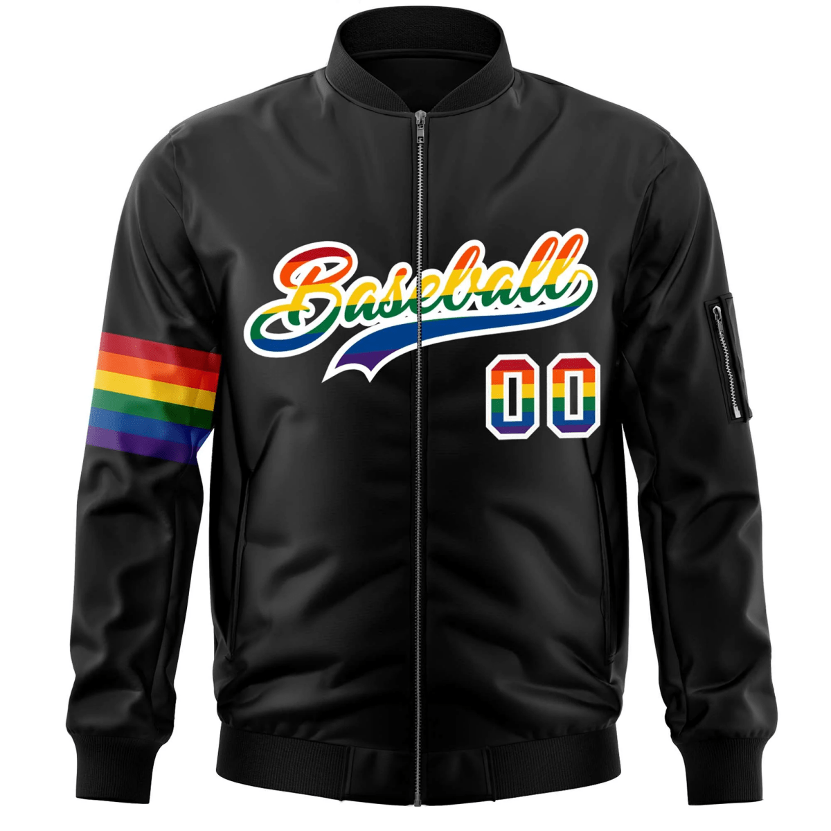 Elite Bomber All Pride Full - Zip Jacket - Elite Zone Sports