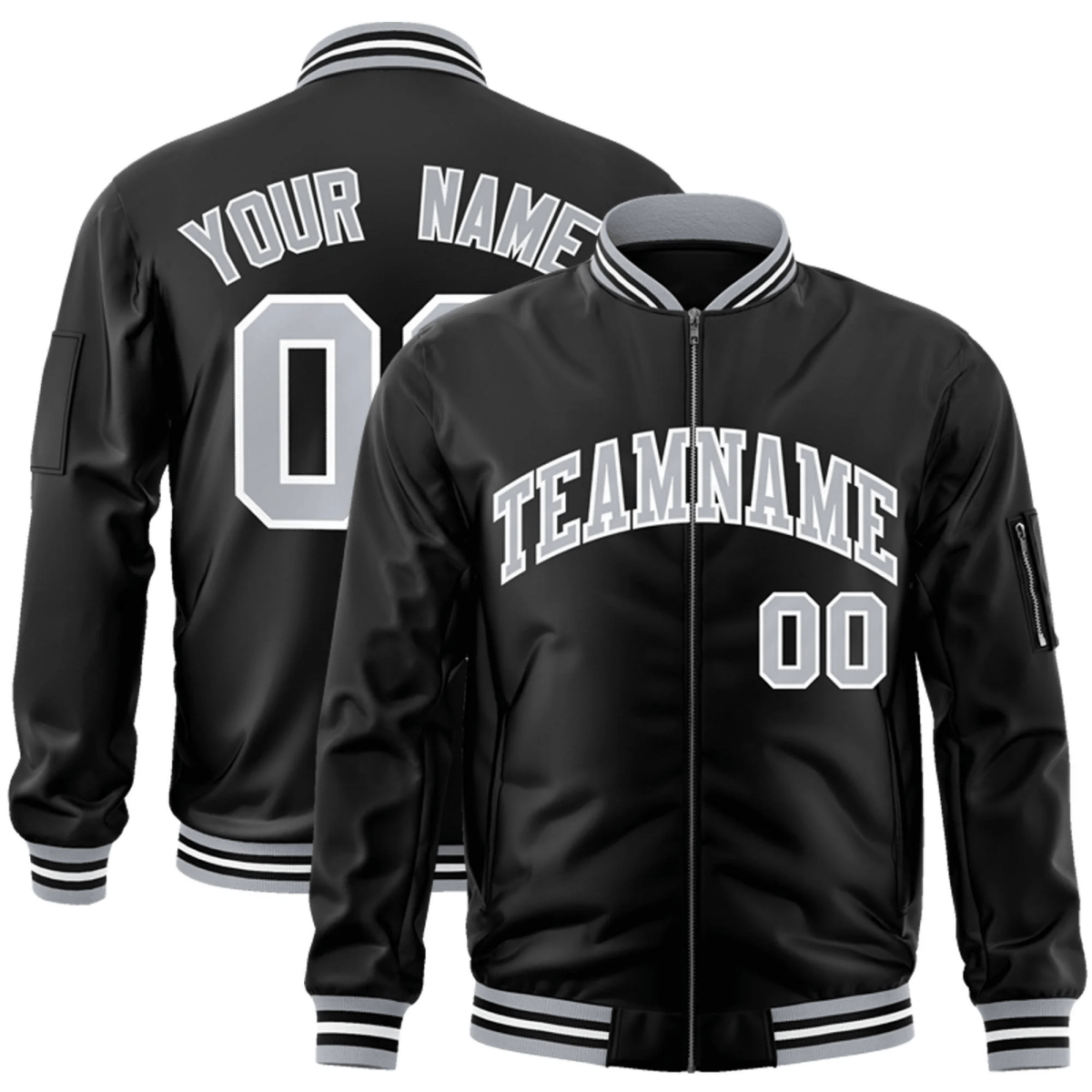 Elite Bomber Shadow Knight Full - Zip Jacket - Elite Zone Sports
