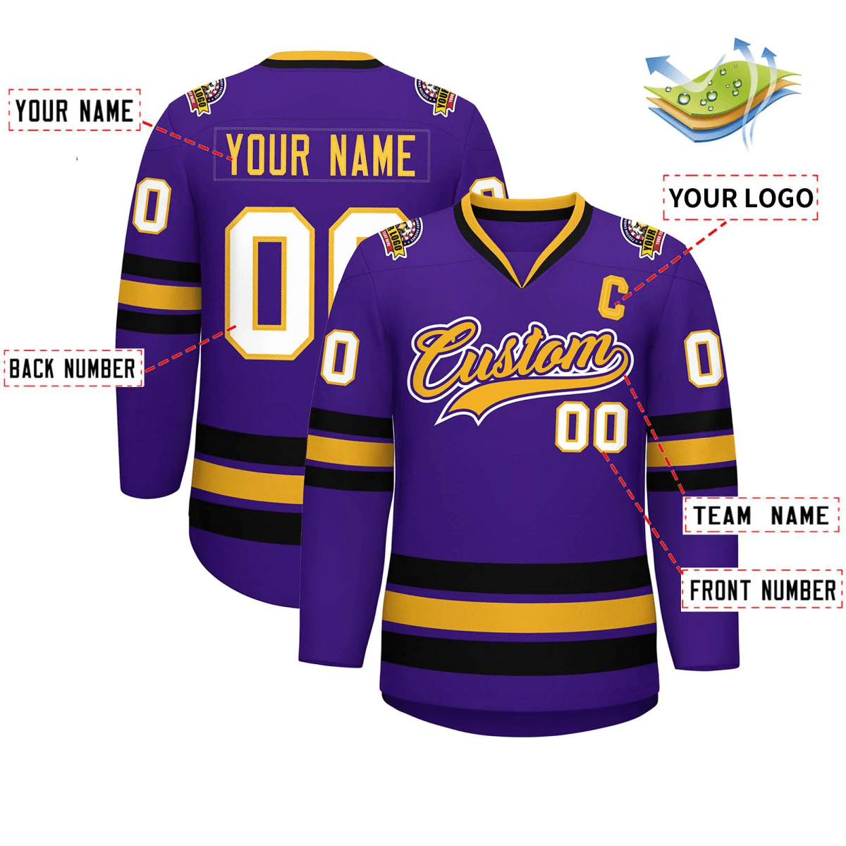 Elite Razor Majesty Hockey Jersey - Elite Zone Sports