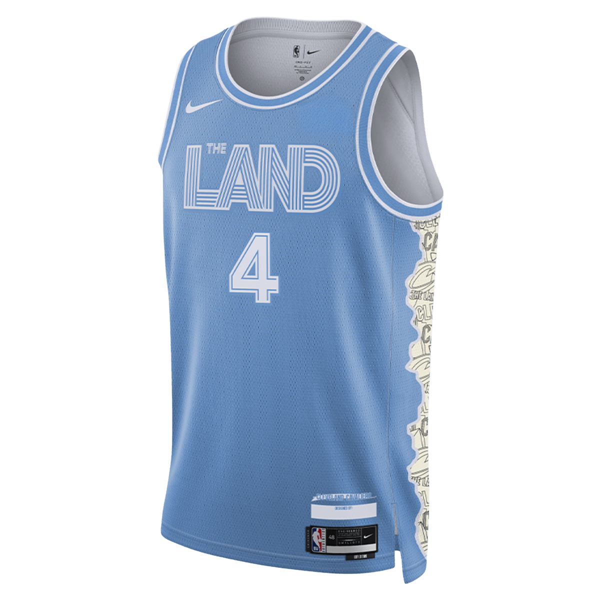 Evan Mobley 4 Cleveland Cavaliers Blue City Edition Jersey - Elite Zone Sports