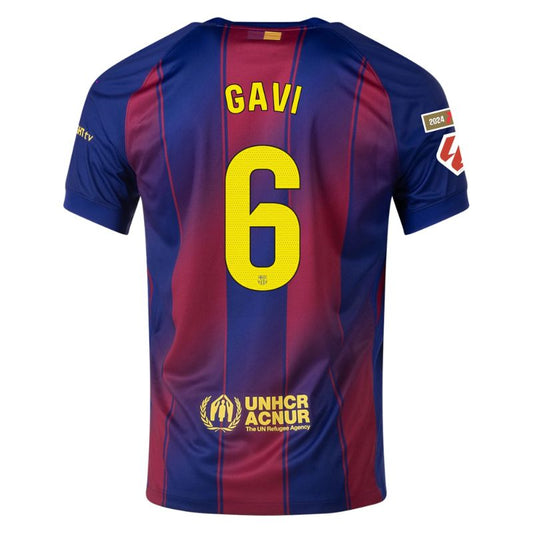 FC Barcelona 2025/26 Home Jersey Gavi 6 - Blue/Red - Elite Zone Sports