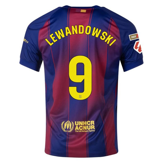 FC Barcelona 2025/26 Home Jersey Lewandowski 9 - Blue/Red - Elite Zone Sports