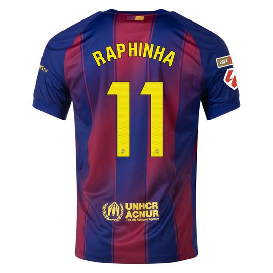 FC Barcelona 2025/26 Home Jersey Raphinha 11 - Blue/Red - Elite Zone Sports
