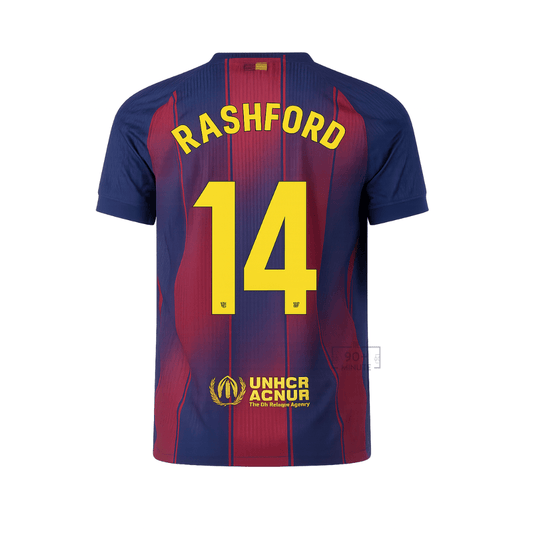 FC Barcelona 2025/26 Home Jersey Rashford 14 - Blue/Red - Elite Zone Sports