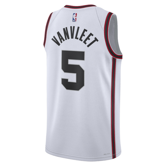 Fred VanVleet 5 Houston Rockets White City Edition Jersey - Elite Zone Sports
