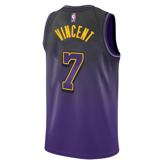 Gabe Vincent 7 Los Angeles Lakers Purple City Edition Jersey - Elite Zone Sports