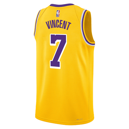 Gabe Vincent 7 Los Angeles Lakers Yellow Icon Jersey - Elite Zone Sports