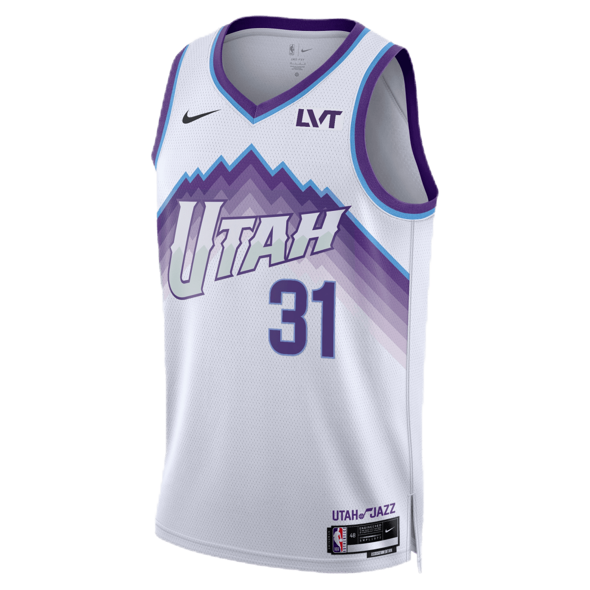 Georges Niang 31 Utah Jazz White Association Jersey - Elite Zone Sports