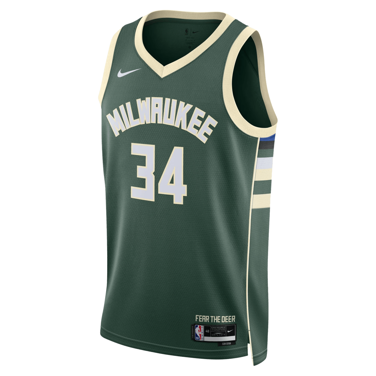 Giannis Antetokounmpo 34 Milwaukee Bucks Hunter Green Icon Jersey - Elite Zone Sports
