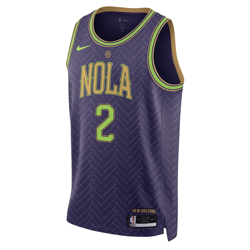 Herbert Jones 2 New Orleans Pelicans Purple City Edition Jersey - Elite Zone Sports