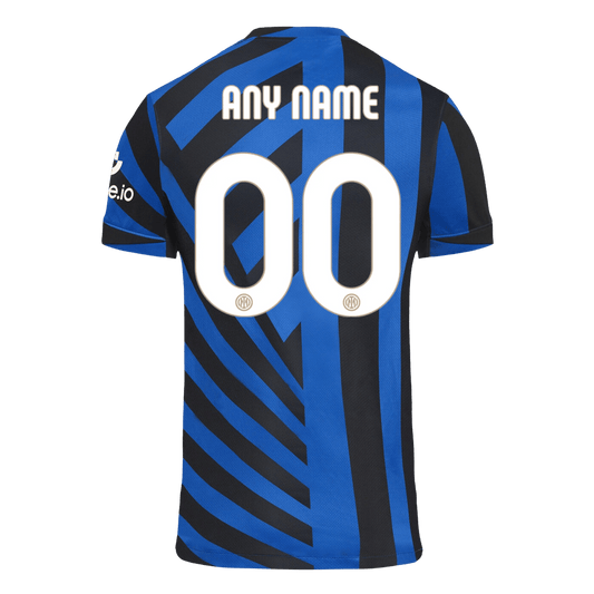 Inter Milan 24/25 Home Personalized Fans Soccer Jersey - Elite Zone Sports