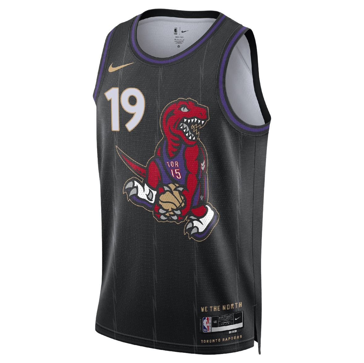 Jakob Poeltl 19 Toronto Raptors Black City Edition Jersey - Elite Zone Sports