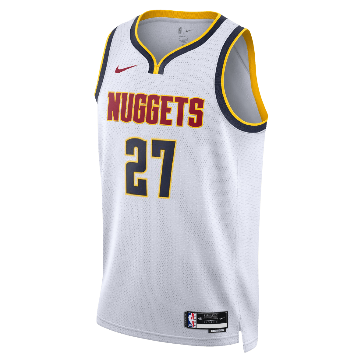 Jamal Murray 27 Denver Nuggets White Association Jersey - Elite Zone Sports