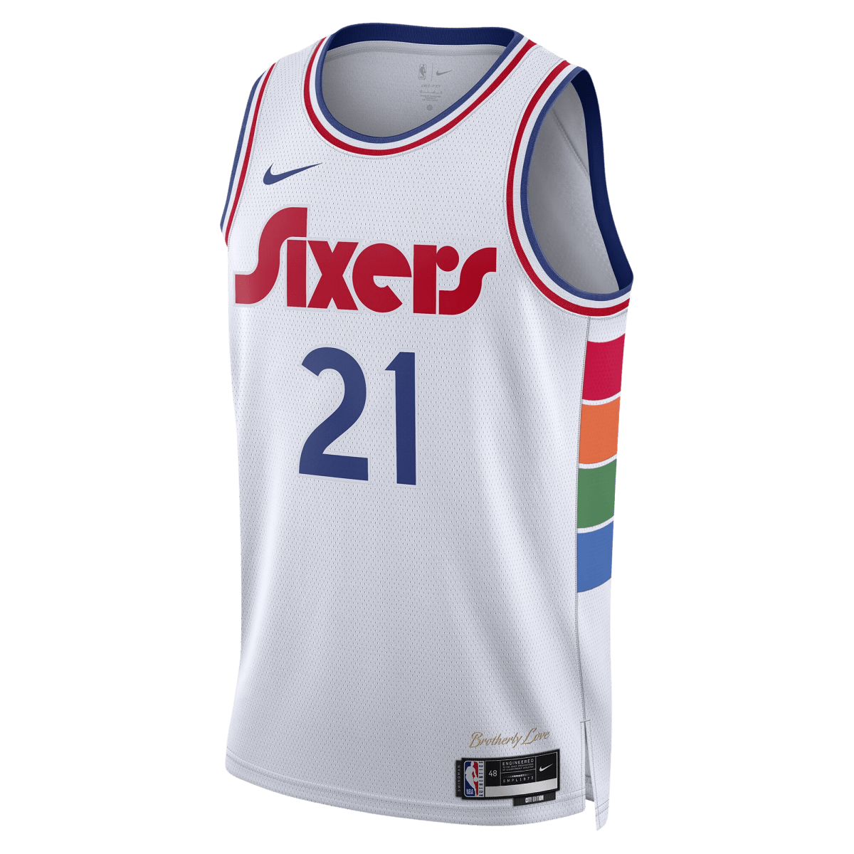 Joel Embiid 21 Philadelphia 76ers White City Edition Jersey - Elite Zone Sports