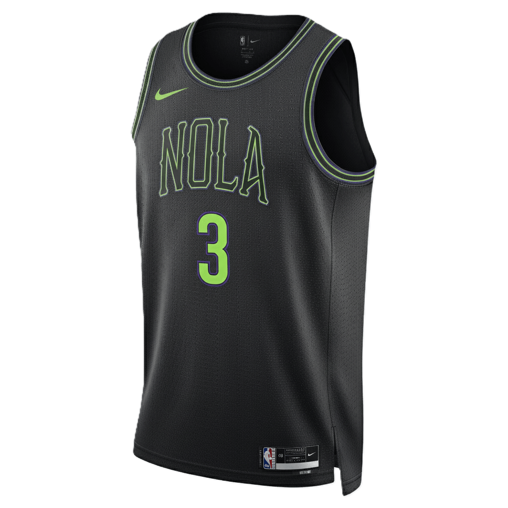 Jordan Poole 3 New Orleans Pelicans Black 2025/26 City Edition Jersey - Elite Zone Sports