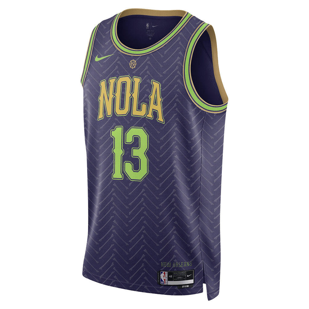 Kelly Olynyk 13 New Orleans Pelicans Purple City Edition Jersey - Elite Zone Sports
