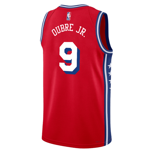 Kelly Oubre Jr. 9 Philadelphia 76ers Red Statement Jersey - Elite Zone Sports