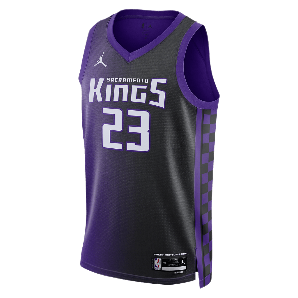 Keon Ellis 23 Sacramento Kings Purple Statement Jersey - Elite Zone Sports