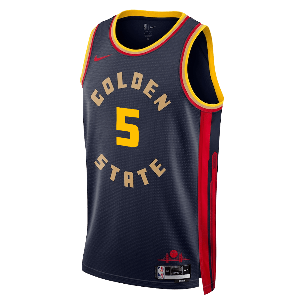 Kevon Looney 5 Golden State Warriors Navy City Edition Jersey - Elite Zone Sports