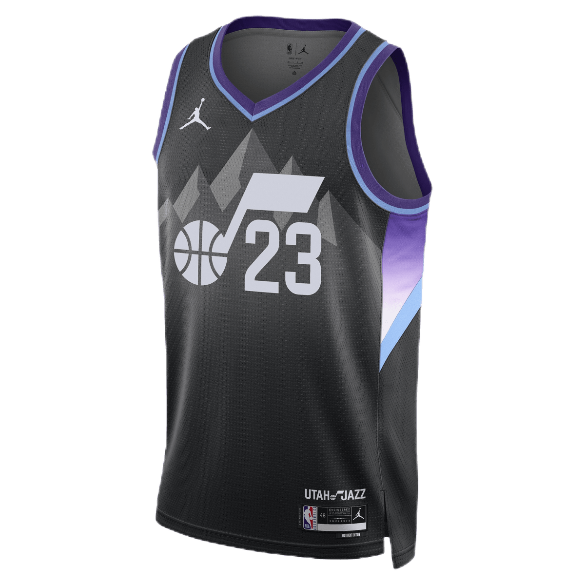 Lauri Markkanen 23 Utah Jazz Black Statement Jersey - Elite Zone Sports