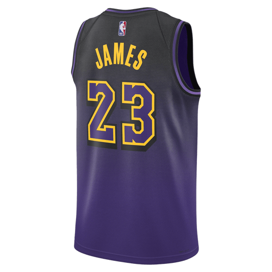 Lebron James 23 Los Angeles Lakers Purple City Edition Jersey - Elite Zone Sports