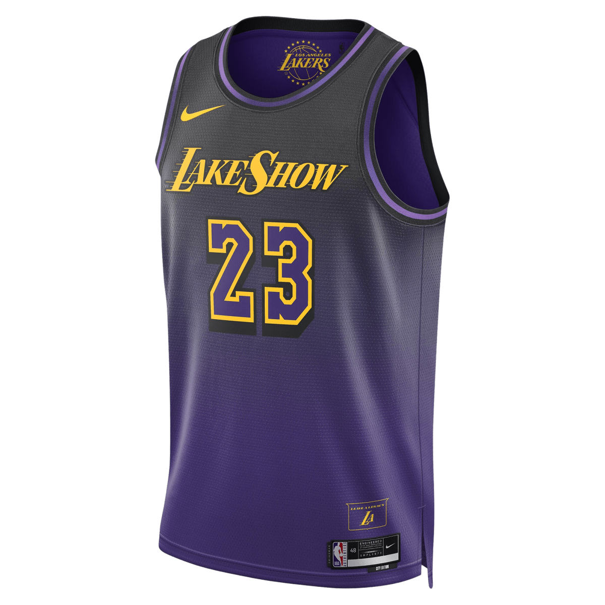 Lebron James 23 Los Angeles Lakers Purple City Edition Jersey - Elite Zone Sports