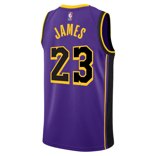 LeBron James 23 Los Angeles Lakers Purple Statement Jersey - Elite Zone Sports