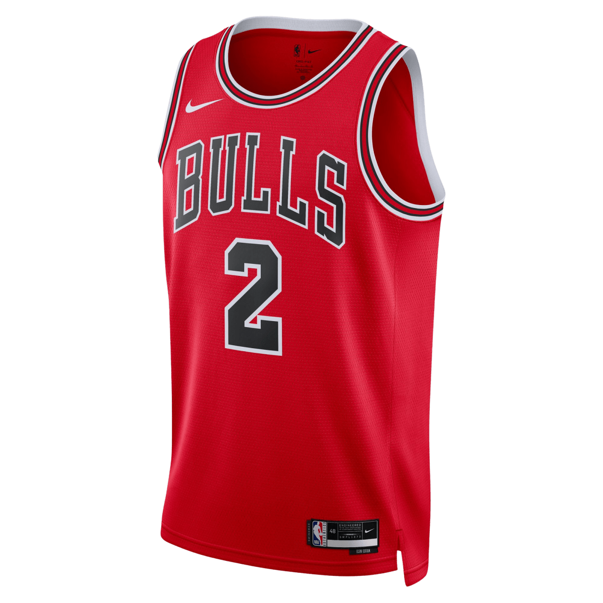 Lonzo Ball 2 Chicago Bulls Red Icon Jersey - Elite Zone Sports