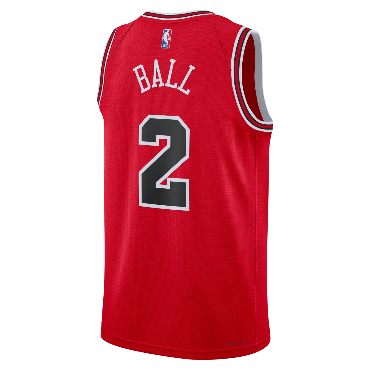 Lonzo Ball 2 Chicago Bulls Red Icon Jersey - Elite Zone Sports