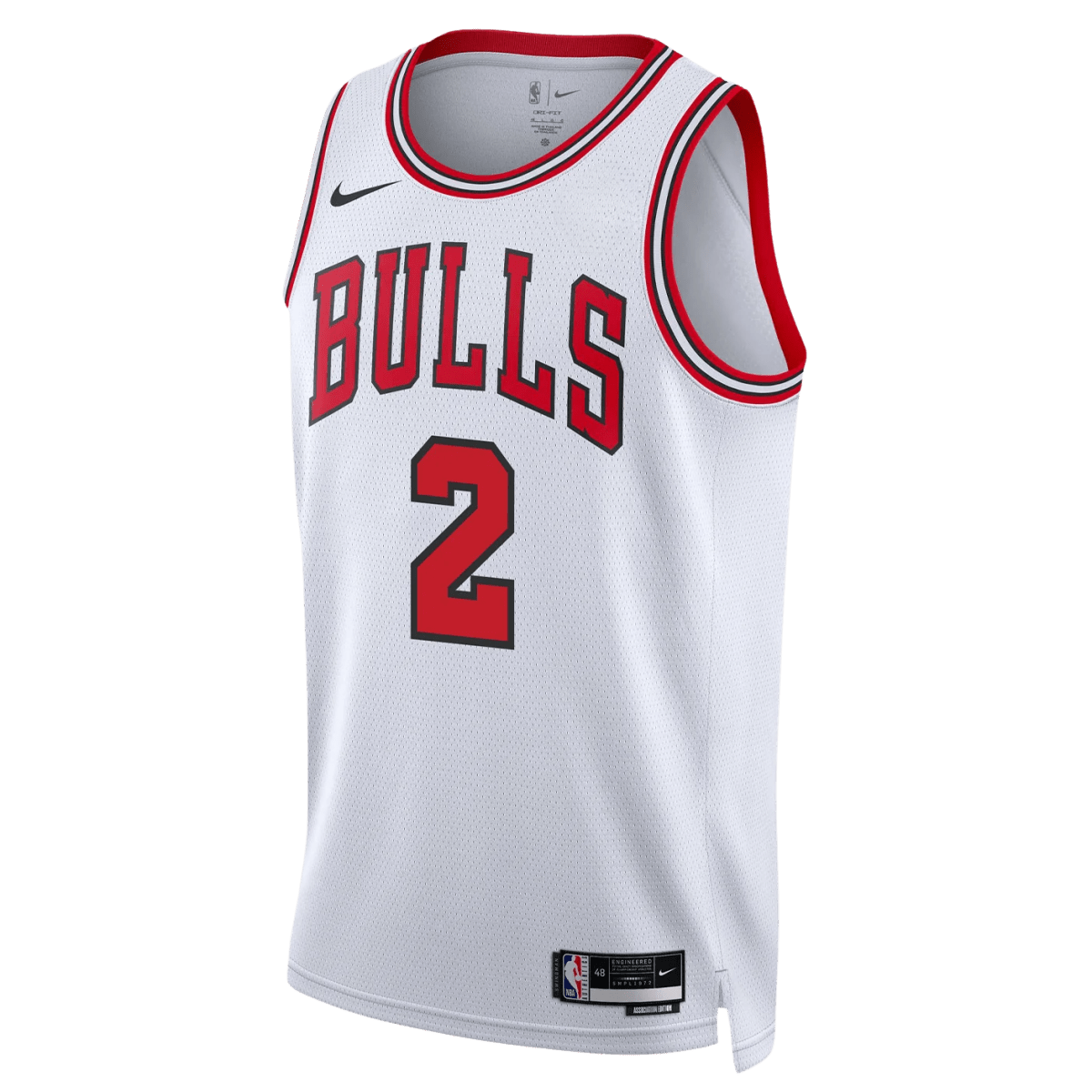 Lonzo Ball 2 Chicago Bulls White Association Jersey - Elite Zone Sports