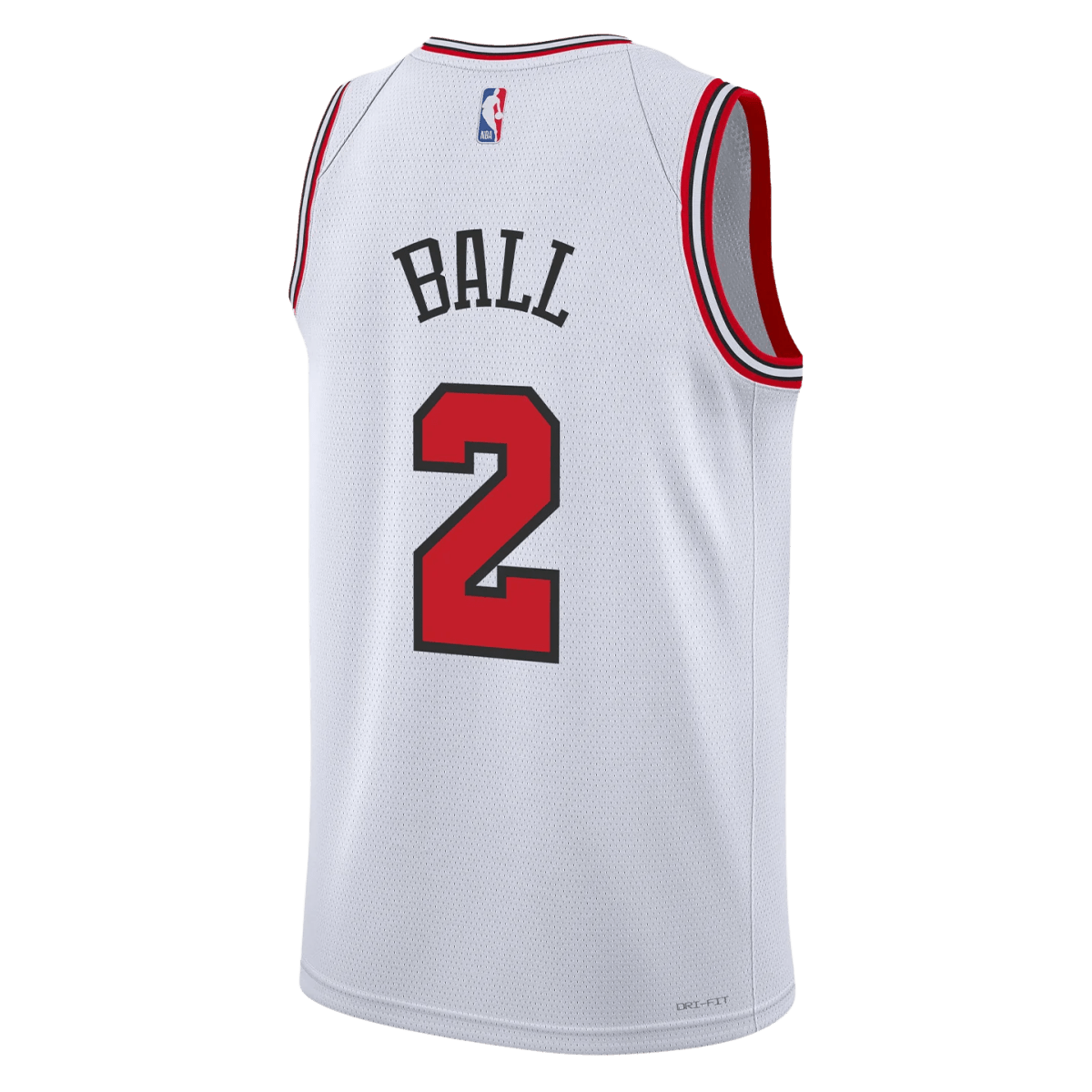 Lonzo Ball 2 Chicago Bulls White Association Jersey - Elite Zone Sports