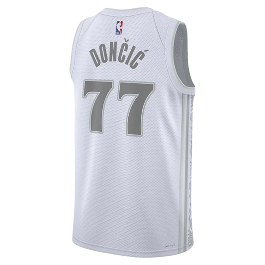 Luka DonÄiÄ 77 Dallas Mavericks White City Edition Jersey - Elite Zone Sports