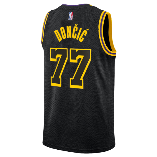 Luka DonÄiÄ 77 Los Angeles Lakers Black Mamba Jersey - Elite Zone Sports