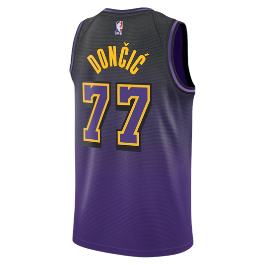 Luka Dončić 77 Los Angeles Lakers Purple City Edition Jersey - Elite Zone Sports