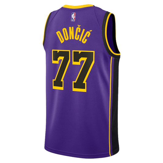 Luka DonÄiÄ 77 Los Angeles Lakers Purple Statement Jersey - Elite Zone Sports