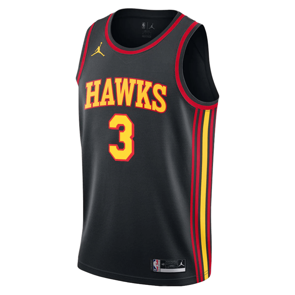 Luke Kennard 3 Atlanta Hawks Black Statement Jersey - Elite Zone Sports