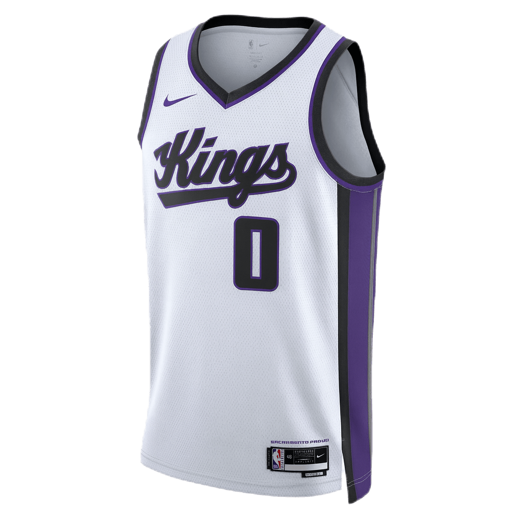 Malik Monk 0 Sacramento Kings White Association Jersey - Elite Zone Sports
