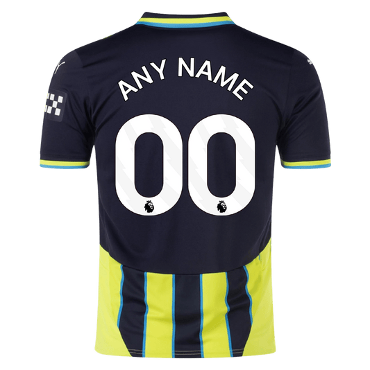 Manchester City 24/25 Away Personalized Fans Soccer Jersey - Elite Zone Sports