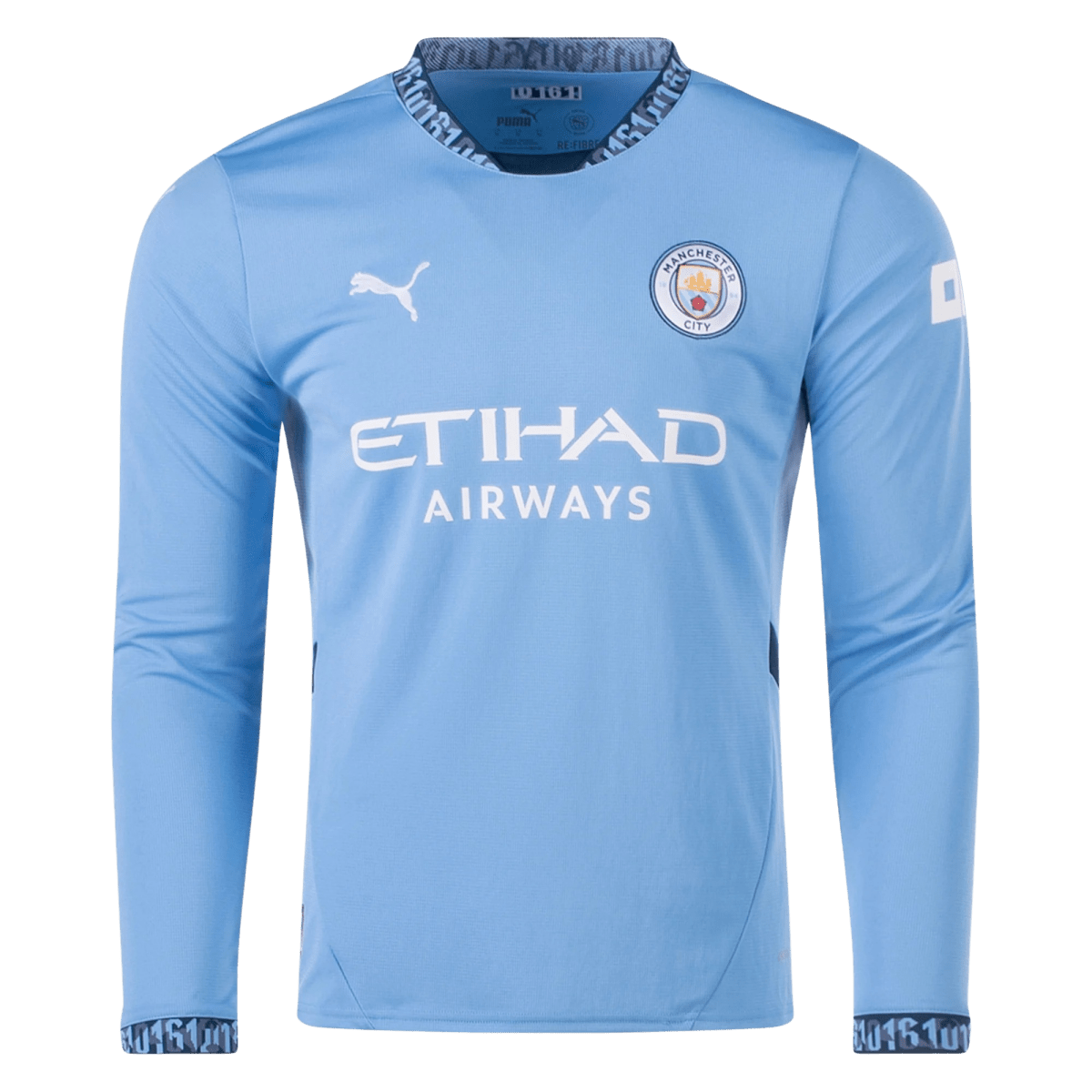 Manchester City 24/25 Home Long Sleeve Soccer Jersey - Elite Zone Sports