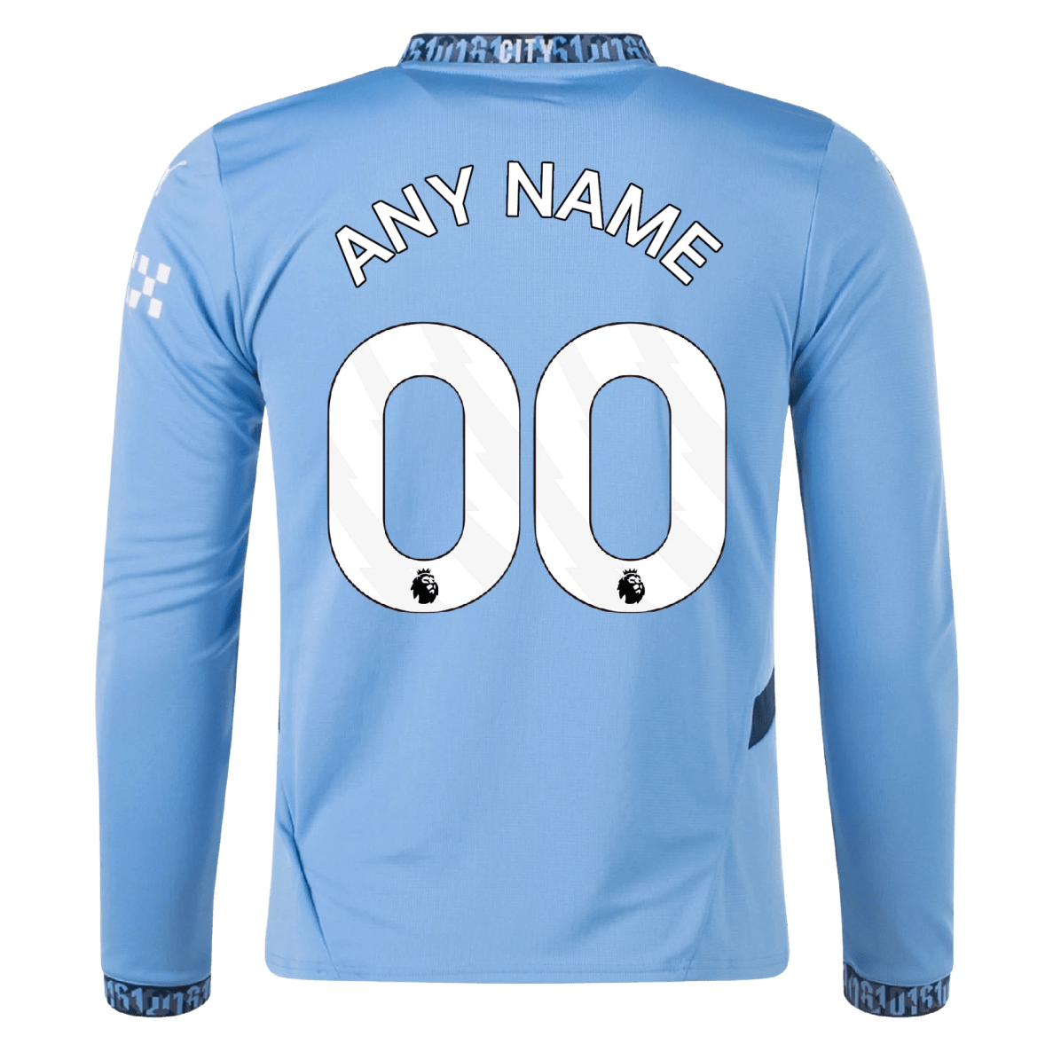 Manchester City 24/25 Home Long Sleeve Soccer Jersey - Elite Zone Sports