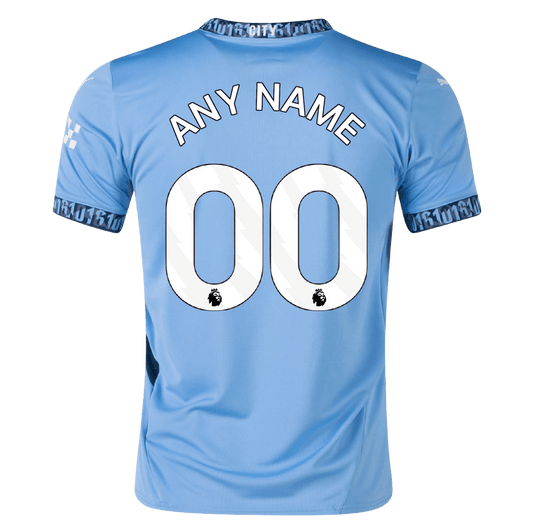 Manchester City 24/25 Home Personalized Fans Soccer Jersey - Elite Zone Sports