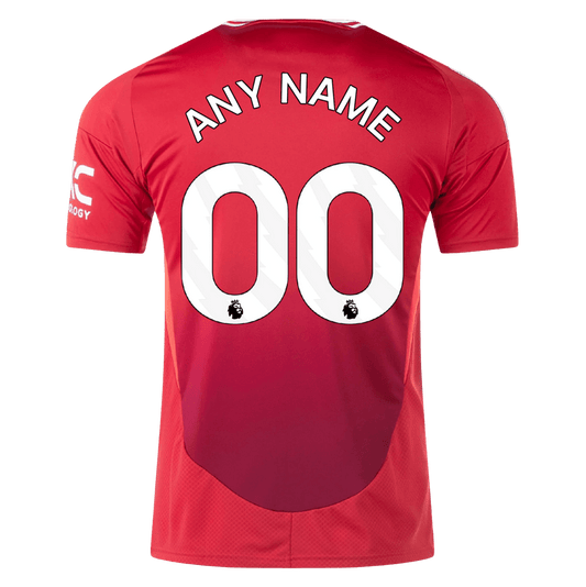 Manchester United 24/25 Home Personalized Fans Soccer Jersey - Elite Zone Sports