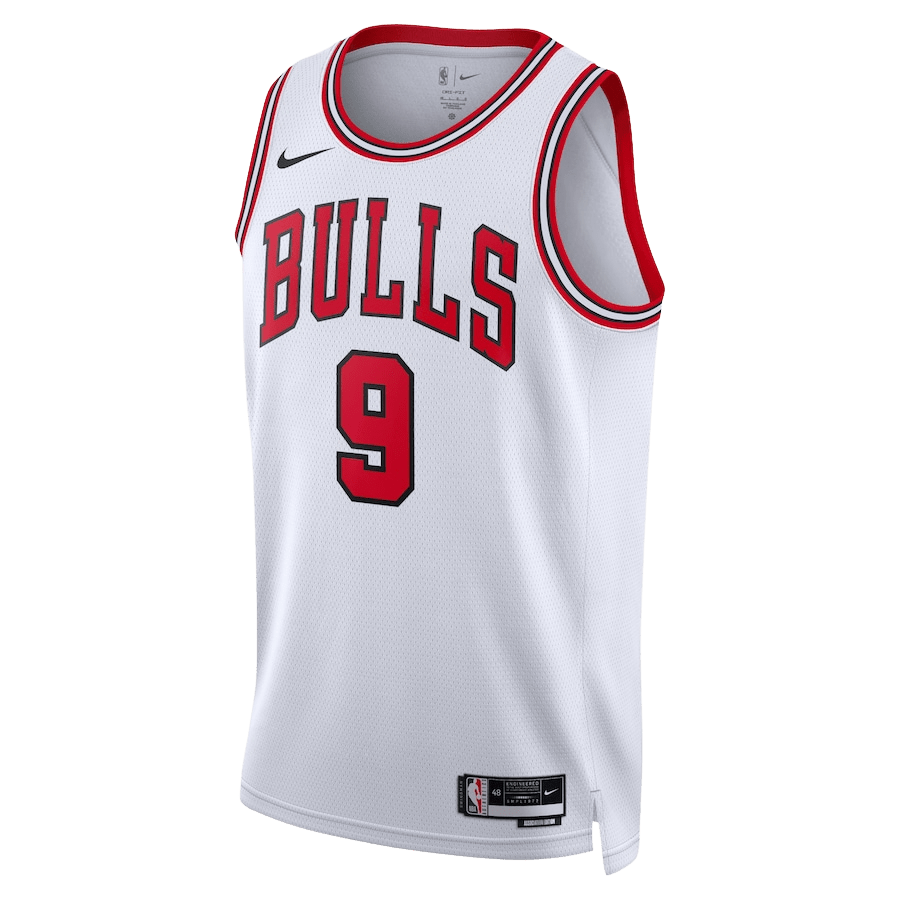 Nikola Vučević 9 Chicago Bulls White Association Jersey - Elite Zone Sports