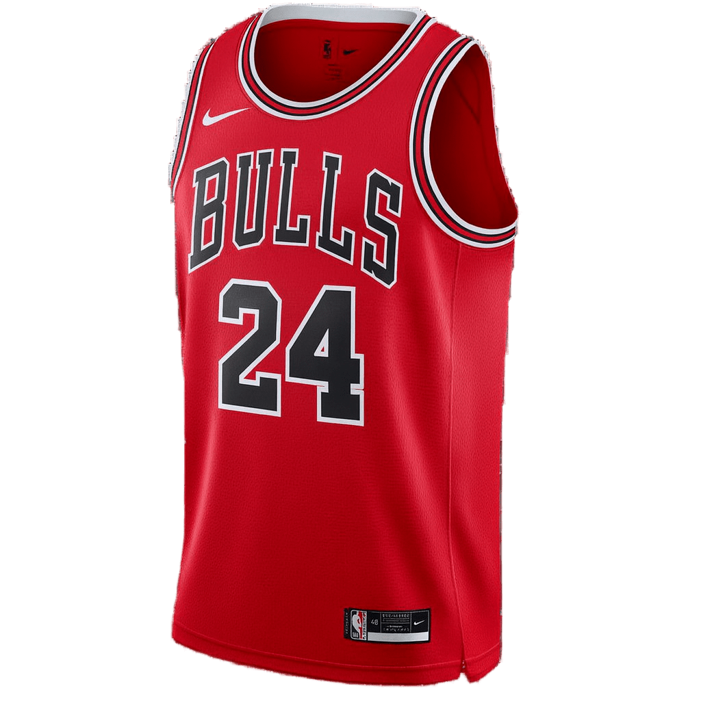 Noa Essengue 24 Chicago Bulls Red Icon Jersey - Elite Zone Sports
